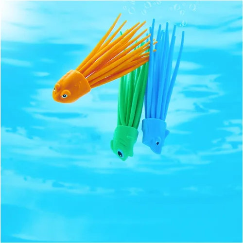 Miniatura 4 de SwimWays SquiDivers - Juguetes de buceo en piscina para niños, paquete de 3, juguetes de baño y suministros para fiestas en la piscina para niños