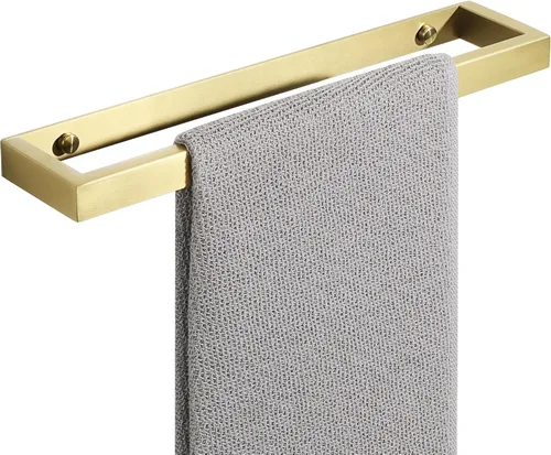 Miniatura 25 de Alise Toallero de mano de 8 pulgadas para montaje en pared de baño, color negro mate, toallero para baño, toallero de acero inoxidable SUS304