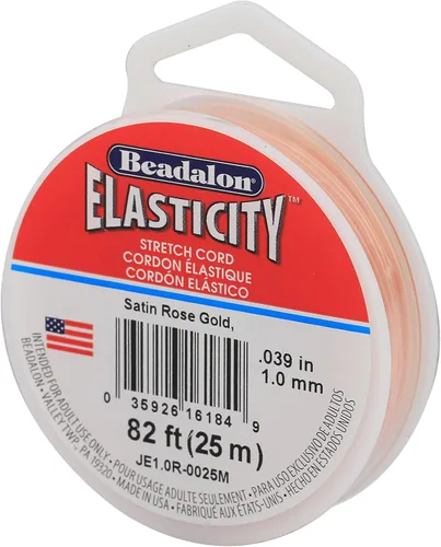 Miniatura 35 de Beadalon Elasticity - Cordón elástico (0,8 mm, 5 m), transparente