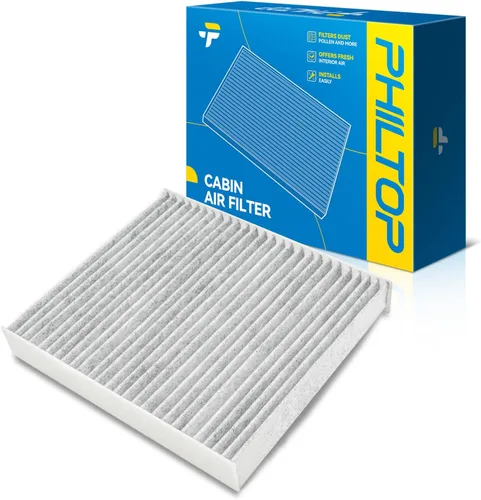 Miniatura 12 de PHILTOP Filtro de aire de cabina con carbón activado, compatible con CF10612 Smart Fortwo 2008, 2009, 2010, 2011, 2012, 2013, 2014, 2015-2018, Smart