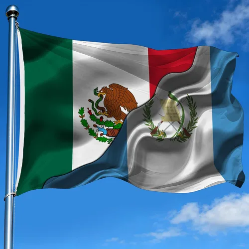 Miniatura 19 de Banderas de México, Mexicano y El Salvador de El Salvador, de 2 x 3 pies, impresas a doble cara con 2 ojales de latón, bandera decorativa
