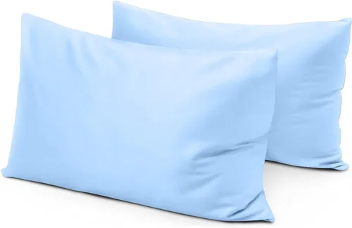 Miniatura 15 de Juego de 2 fundas de almohada de viaje de 12 x 16 con cierre de sobre, funda de almohada para niños pequeños, 600 hilos, 100% algodón egipcio suave