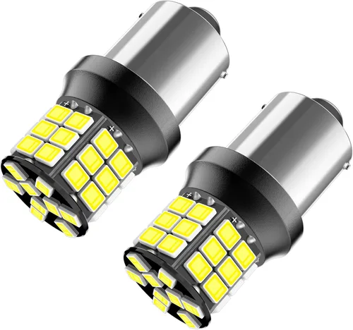 Miniatura 7 de Serundo Auto Bombilla LED 1156, 12 V, 24 V, súper brillante, 1141 1003 BA15S, bombillas LED utilizadas para luces de marcha atrás, luces traseras