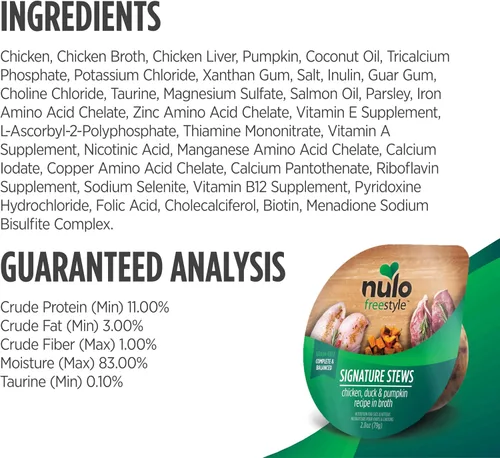 Miniatura 5 de Nulo Freestyle Comida húmeda para gatos y gatitos, estofado exclusivo, comida premium 100% natural sin granos, suplemento con alto contenido
