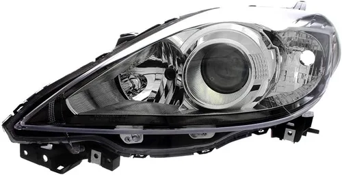 Miniatura 2 de Para Mazda 5 Faros Lámparas Set 2008 2009 Halógeno Negro Trim Conductor y Pasajero Lado