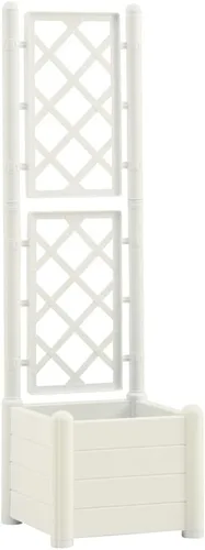 Miniatura 13 de vidaXL Cama elevada para jardín con enrejado, cama elevada para flores y plantas, maceta con orificio de drenaje, uso en exteriores e interiores