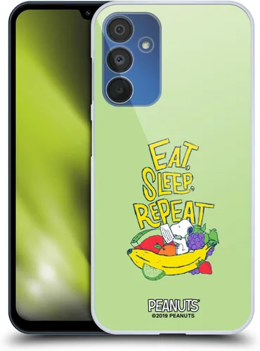 Miniatura 35 de Head Case Designs Funda rígida con licencia oficial de Peanuts Eat Sleep Snoopy Naturally Sweet compatible con Samsung Galaxy S23 Ultra 5G Comer