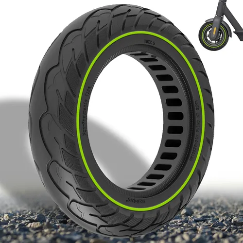 Miniatura 14 de 10 x 2.5 Pulgadas Neumático para Patinete Eléctrico Neumático Sólido 60/70-6.5 Ajuste para Ninebot Max G30P G30LP~Gotrax G5 G6~Hiboy Max 3~Hover 1