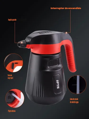Miniatura 2 de SPTA Pulverizador de Espuma a Presión, 2.25L/76 oz Pulverizador Eléctrico de Jabón Presurizado Pulverizador de Espuma para Automóvil, Pulverizador