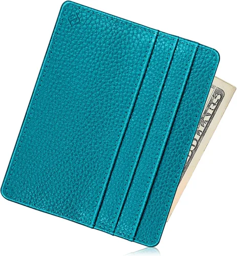 Miniatura 110 de Fintie Billetera delgada y minimalista para bolsillo frontal, con bloqueo RFID, tarjetero y ventana de identificación, para hombre o mujer