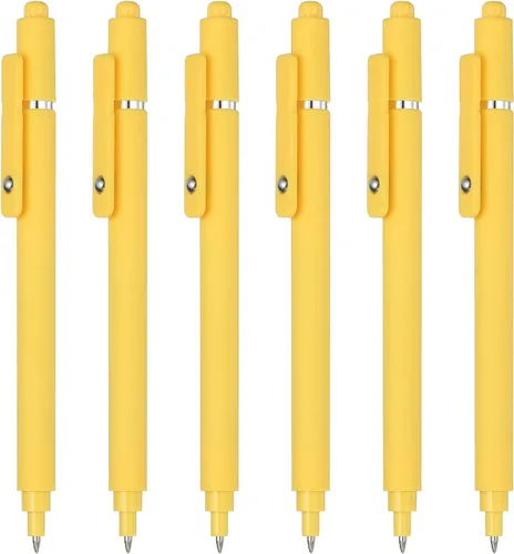 Miniatura 7 de PATIKIL 6 bolígrafos de gel retráctiles, tinta negra de 0.020 in, punta fina, escritura suave, lindo bolígrafo estético, de secado rápido