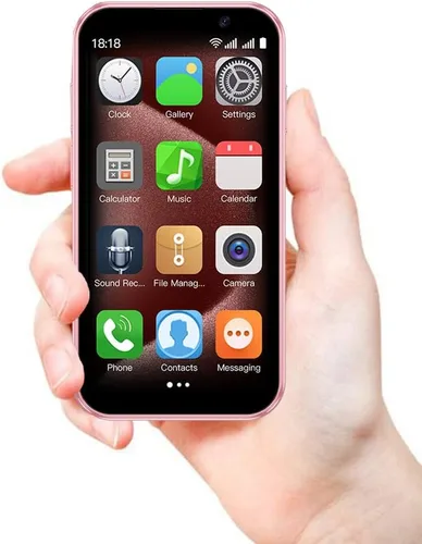 Miniatura 11 de Mini teléfono inteligente 3G desbloqueado, 3.0 pulgadas HD Android Dual Sim Quad Core Face ID Mini Premium Niño Pequeño Teléfono celular de bolsillo