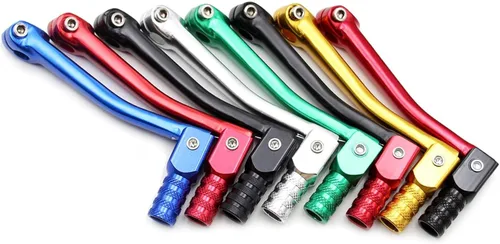 Miniatura 8 de PRO BAT Palanca de cambios plegable para bicicleta de cross de 50cc 70cc 90cc 110cc 125cc para bicicleta de cross y pit bike, azul