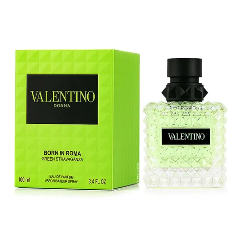 Valentino Donna Born In Roma Green Stravaganza por Valentino para mujeres - 3.4 oz / 100 ML EDP en aerosol, fragancia floral