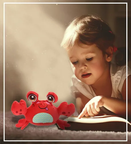 Miniatura 6 de DolliBu Juguete de peluche de cangrejo, para niños y adultos, juguete de peluche de cangrejo abrazable, lindos animales de peluche para niñas