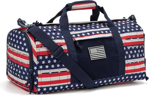 Miniatura 17 de QT&QY Bolsa táctica militar de 40 litros para hombre, bolsa de gimnasio, bolsa de viaje, bolsa de entrenamiento con compartimento para zapatos