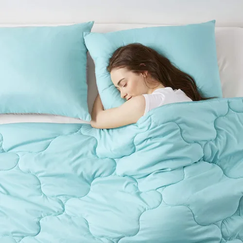 Miniatura 12 de Comfort Spaces Vixie Juego de Edredón Reversible - Cubierta Acolchada Geométrica Casual de Moda, Ropa de Cama Acogedora Alternativa de Plumón