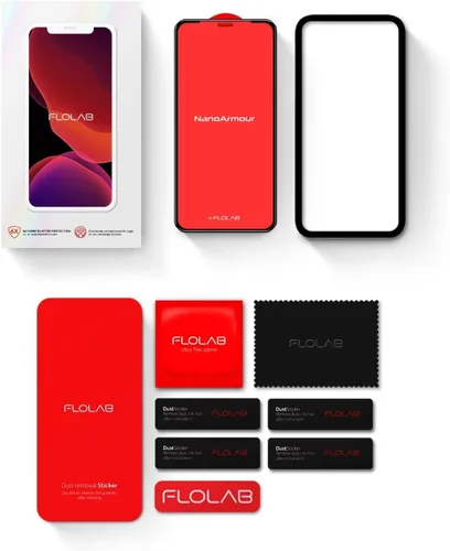 Miniatura 5 de FLOLAB NanoArmour - Protector de pantalla para iPhone 11 Pro Ultra Clear el mejor vidrio templado para iPhone, duradero, suave como mantequilla