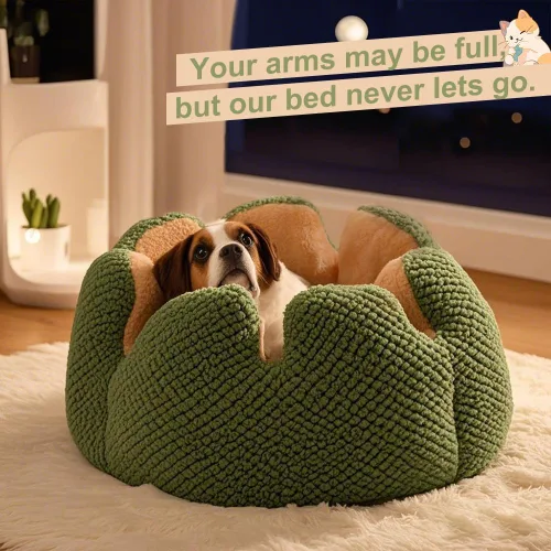 Miniatura 9 de CWV Lindas camas para gatos, camas para gatitos, camas suaves para perros pequeños, camas lavables para mascotas para cachorros y gatitos