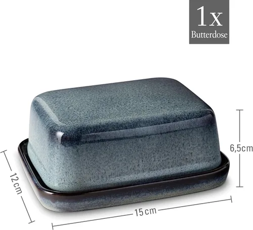 Miniatura 3 de Mantequera Lave gris, 5.9 x 4.7 x 2.6 in, gris