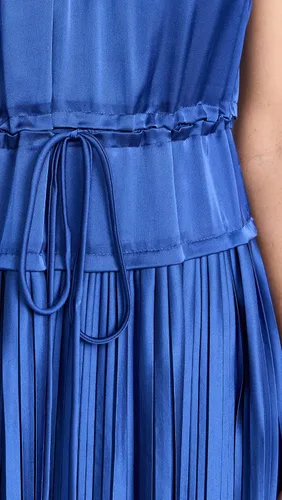 Miniatura 6 de Rebecca Taylor Vestido de manga plisada para mujer