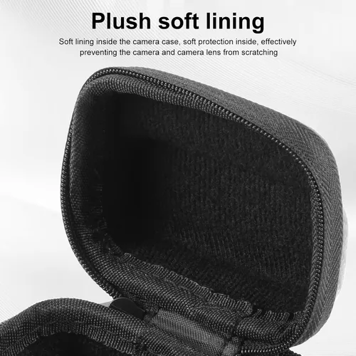 Miniatura 4 de Mini estuche de transporte para Insta360 GO 3 / GO 3S, funda portátil de fibra de carbono EVA, funda protectora rígida de viaje, funda de transporte
