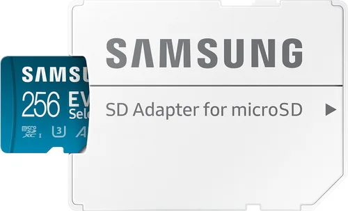 Miniatura 6 de SAMSUNG EVO Select Micro SD tarjeta de memoria + adaptador, 256 GB microSDXC 130 MB/s Full HD y 4K UHD, UHS-I, U3, A2, V30, almacenamiento ampliado