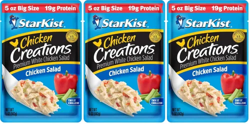 Miniatura 58 de StarKist Chicken Creations BOLD - Bolsa estilo búfalo (5 onzas, 12 unidades) Carne blanca totalmente cocida con alto contenido de proteínas, sin