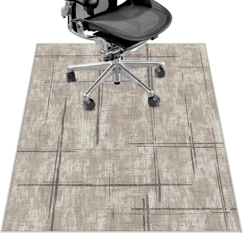 Miniatura 15 de Tapete para silla de oficina para suelo de madera dura y azulejos, 36" x 48" tapete resistente para silla de escritorio para suelos duros, alfombra