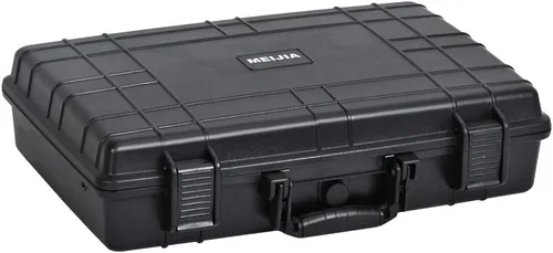 MEIJIA Estuche Protector Impermeable Portátil, Estuche Duro para Cámara, Espuma de Ajuste Personalizado Insertada, Negro Elegante, Compatible con