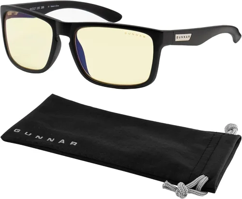 Miniatura 3 de GUNNAR Gaming Glasses - Intercept Onyx Amber Lens - Blue Light Blocking Relieve Dry Eye