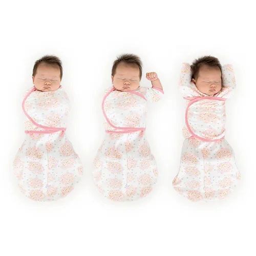 Miniatura 17 de SwaddleDesigns Saco de Envolver Omni de 6 Vías con Brazos Arriba para Recién Nacido, Más Opciones para Calmar el Reflejo de Moro, Mejora el Sueño