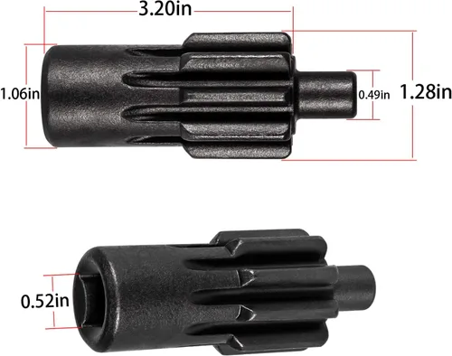 Miniatura 4 de Yoursme Herramienta de barrer/torneado del motor para motores Paccar MX13 Kenworth T880 Truck y Peterbilt Reemplaza 1453158PE 1453158 1/2 "Drive