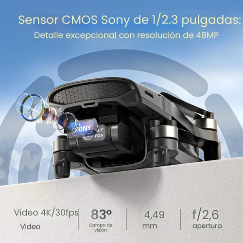 Miniatura 2 de Holy Stone Drone HS900 con cámara para adultos, cardán de 3 ejes, foto de 8K, video 4K/30FPS, transmisión de 20000 pies, AI Follow Me, retorno Kit