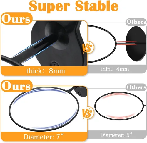 Miniatura 4 de Soporte de pared para baloncesto, soporte de bola de metal de 7 pulgadas de diámetro, almacenamiento de pelotas para baloncesto, fútbol, voleibol