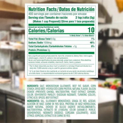 Miniatura 2 de Knorr Professional Caldo de Res, caldo de carne con base granulada de sabor a carne, caldo como base, marinada, potenciador de sabor, conveniente