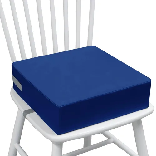 Miniatura 15 de Eiury Asiento elevado para mesa de comedor, asiento elevador para silla de cocina, cojín de poliuretano impermeable con correas de hebilla Verde