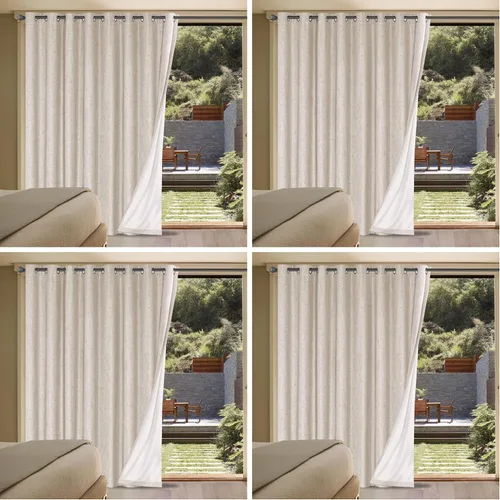 Miniatura 117 de H.VERSAILTEX Cortinas opacas de lino de 72 pulgadas de largo, 100% absolutamente opacas, con aislamiento térmico, con textura de lino, cortinas