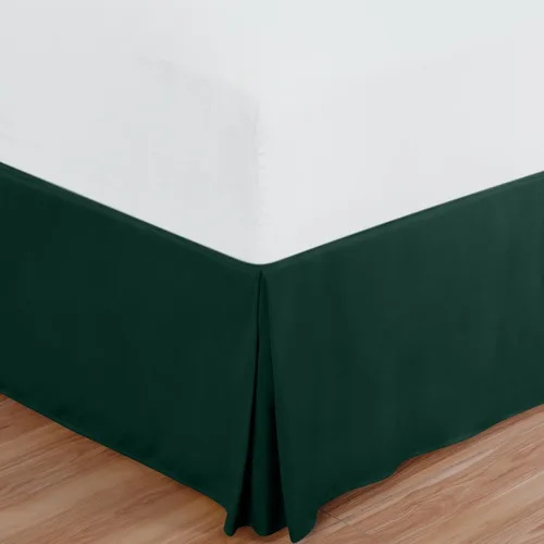 Miniatura 28 de Utopia Bedding Falda para cama individual – Paquete de 20 – Volantes plisados cuádruples suaves – Fácil ajuste con caída a medida de 15 pulgadas