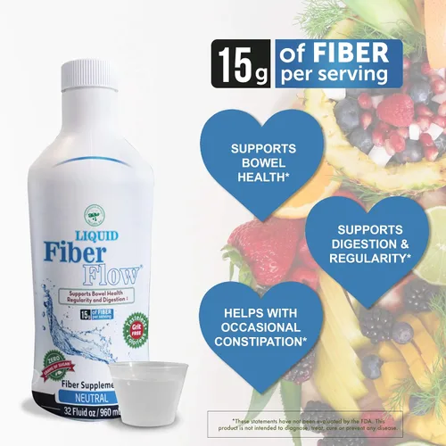 Miniatura 5 de Nutritional Designs Fibra líquida para niños: suplemento de fibra para niños, fibra prebiótica de inulina sin azúcar, mezcla de bebida de fibra