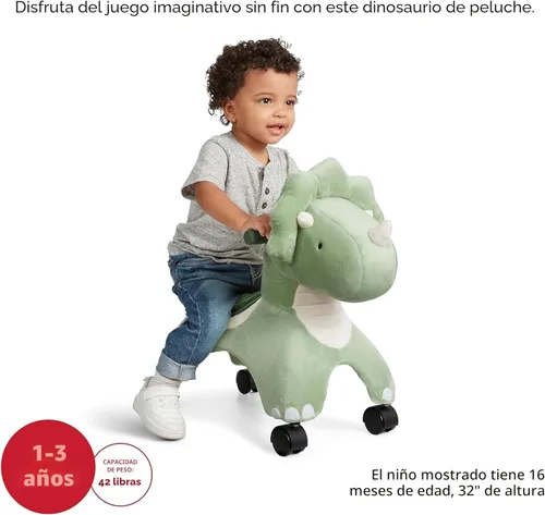 Miniatura 4 de Radio Flyer - Juguetes de montar para niños pequeños de peluche animal – Paseo suave y suave para niños de 1 a 3 años, juguete de paseo
