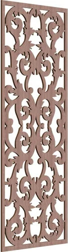 Miniatura 27 de Meadville Paneles decorativos de pared de madera con calado, 9 3/8 pulgadas de ancho x 24 3/8 pulgadas de alto x 1/4 de alto, aliso