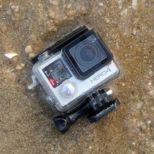 Miniatura 7 de GEPULY Funda impermeable para cámara GoPro Hero 4/3+/3 Black Siver fotografía subacuática – Resistente al agua hasta 131 pies (131.2 ft)