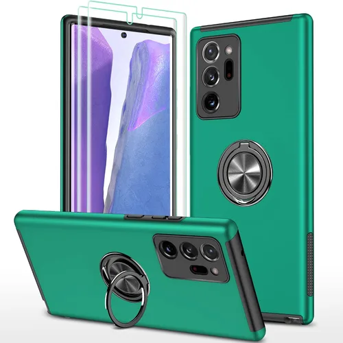 Miniatura 16 de Funda para Galaxy Note 20 Ultra, con protector de pantalla de TPU flexible autorreparable [2 unidades] y cubierta de cámara deslizante, soporte