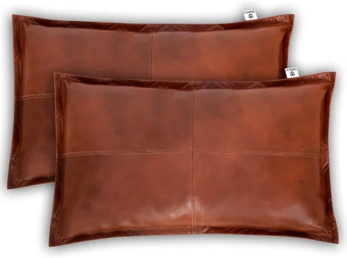 Miniatura 12 de Funda de almohada rectangular de piel de cordero – Funda de cojín para sofá – Fundas decorativas para sala de estar y dormitorio, caja negra