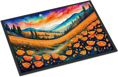Miniatura 48 de Caroline's Treasures DAC1455MAT - Felpudo de la reina de la noche con diseño de cactus en color de 18 x 27 pulgadas, tapete para puerta delantera