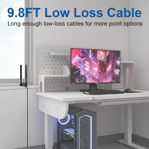 Miniatura 4 de Antena externa SMA de banda ancha 4G 5G de base magnética de 9dBi para Verizon AT&T T-Mobile, Internet 4G LTE 5G inalámbrico para casa, enrutadores