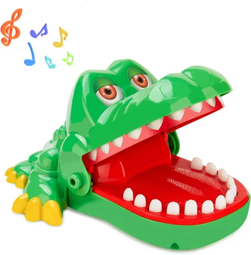 Miniatura 8 de Juego de Dientes de Cocodrilo para Niños, Juegos de Dentista de Dedo Mordedor de Cocodrilo Divertido Juego de Dientes de Caimán