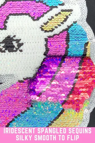 Miniatura 3 de HH Family Vestido de lentejuelas para niñas, vestido de unicornio sirena arco iris casual con vuelo, Arco iris