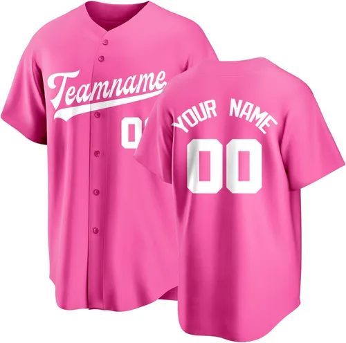 Miniatura 40 de Camiseta de béisbol personalizada cosida con el nombre del equipo, número de equipo, camisas con logotipo, uniforme deportivo impreso para hombres